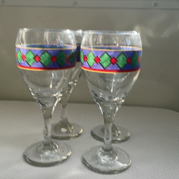 Vintage Pfaltzgraff Amalfi Classic 10 oz Wine Glasses. Set of four. - Picture 3 of 8